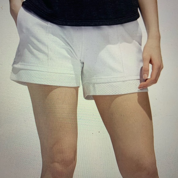 NEW adidas white athletic shorts mesh lined - Picture 2 of 8